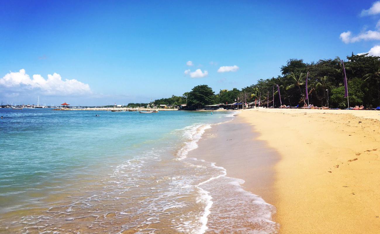 Foto af Sanur Beach II med lys sand overflade