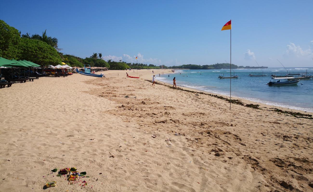 Foto af Nusa Dua Grand Hyatt med lys fint sand overflade