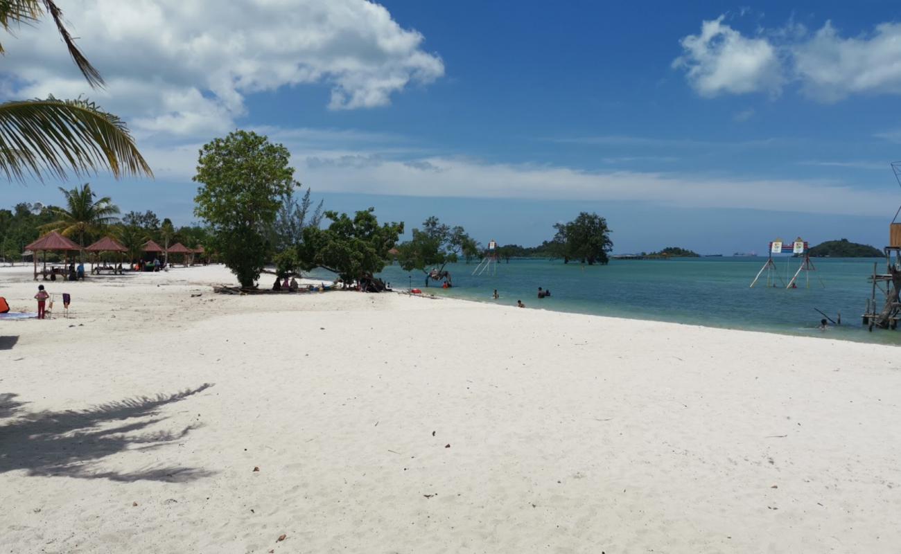 Foto af Viovio Beach med lys sand overflade