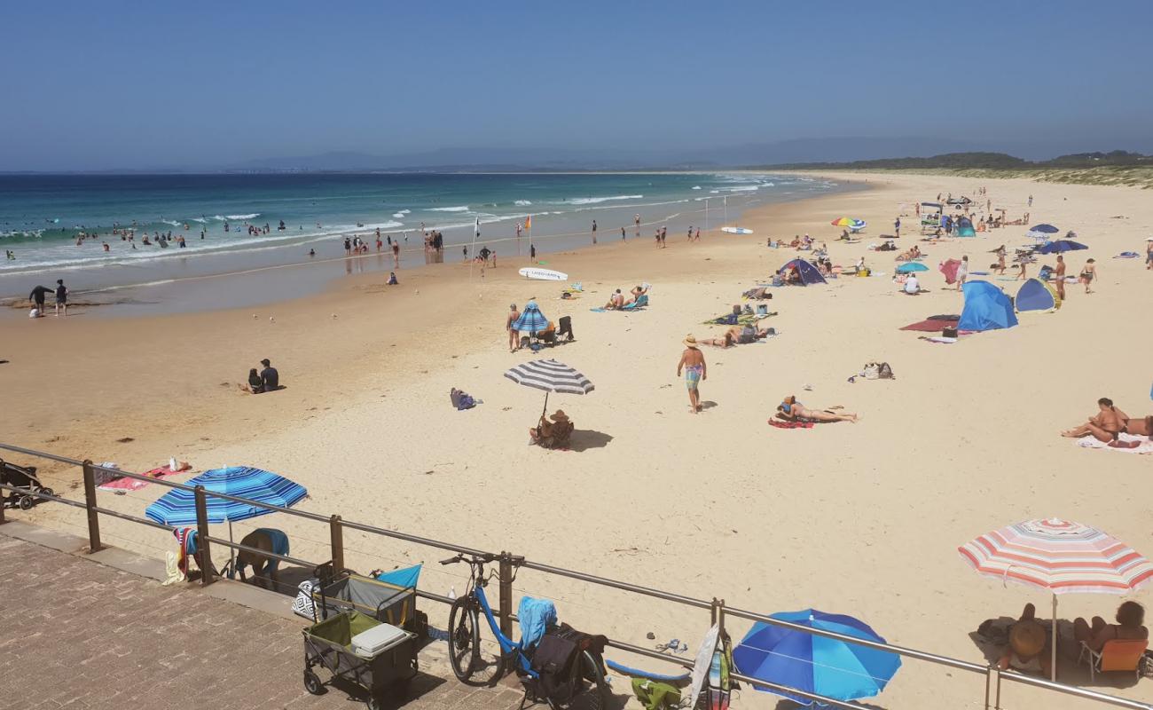 Foto af Port Kembla Pool Beach med lys sand overflade