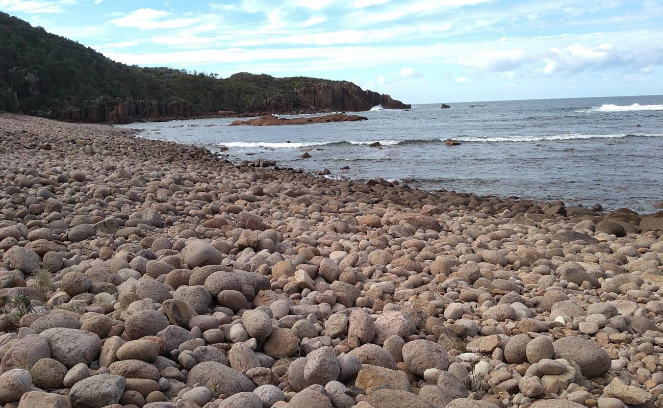 Foto af Rocky Beach med sten overflade