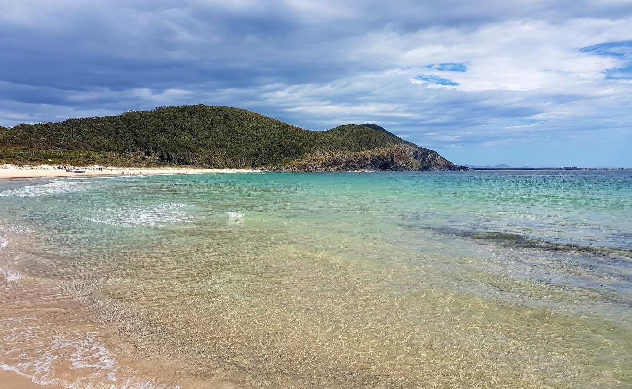 Foto af Elizabeth Beach med lys fint sand overflade