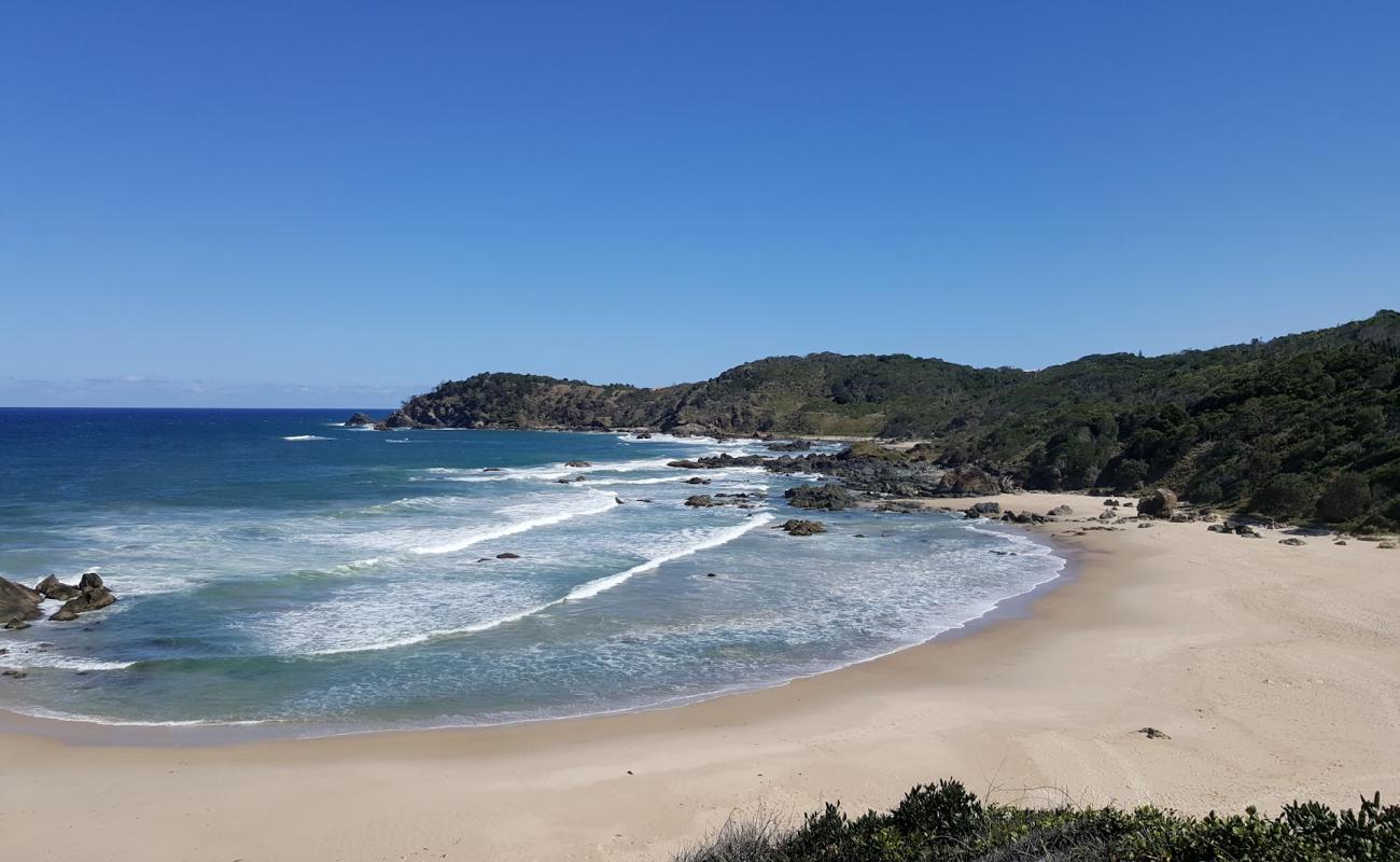 Foto af Miners Beach med lys sand overflade