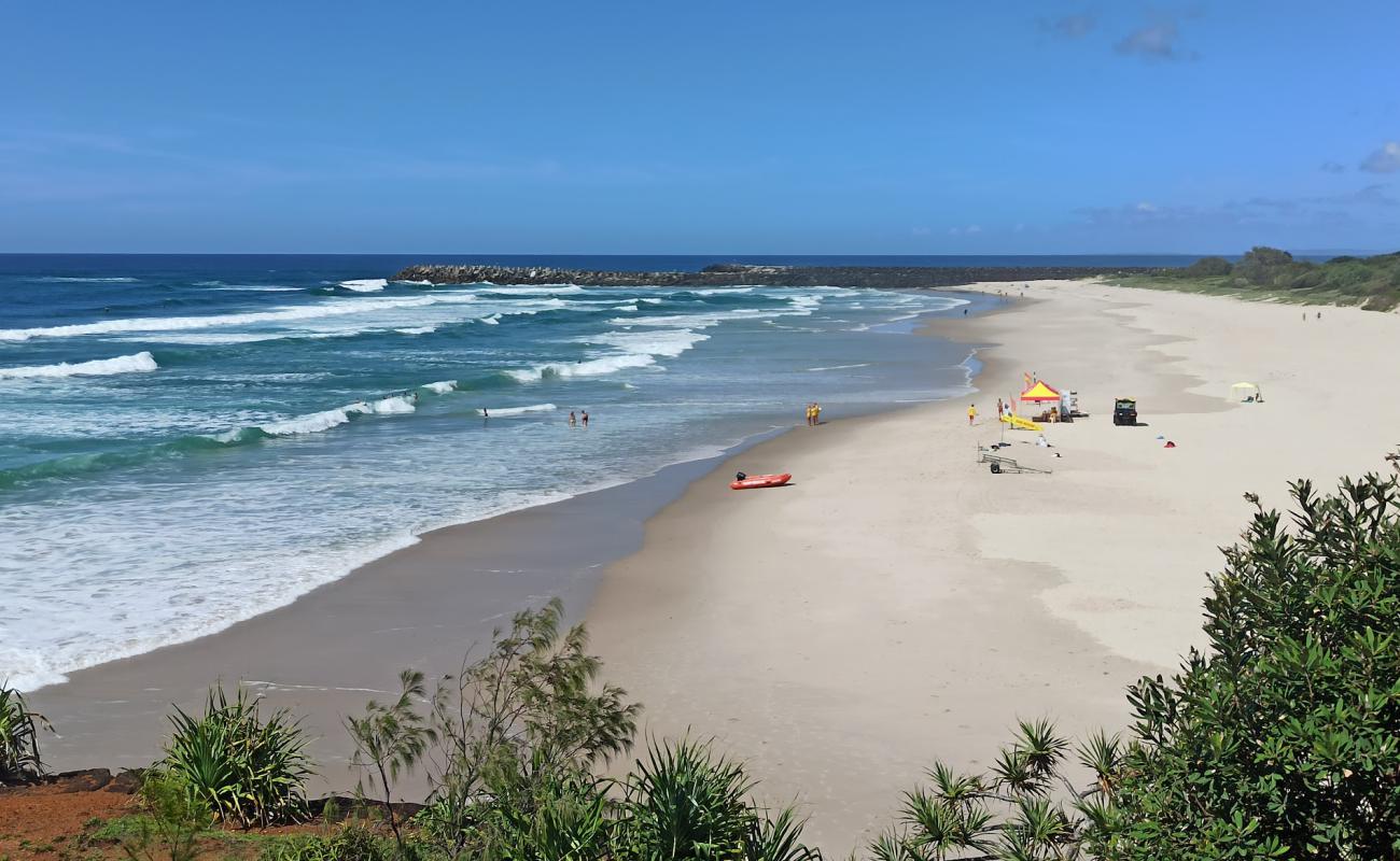 Foto af Ballina Beach med lys sand overflade