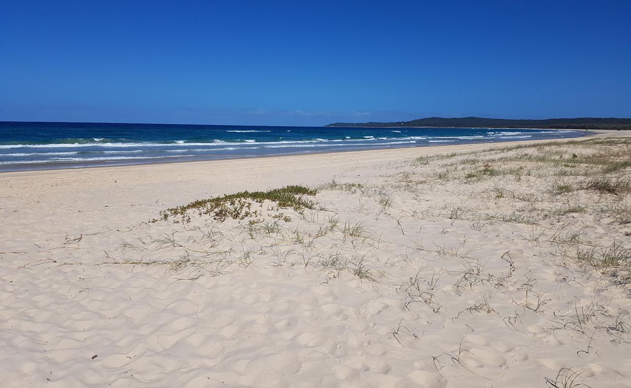 Foto af Minjerribah Camping Beach med lys fint sand overflade