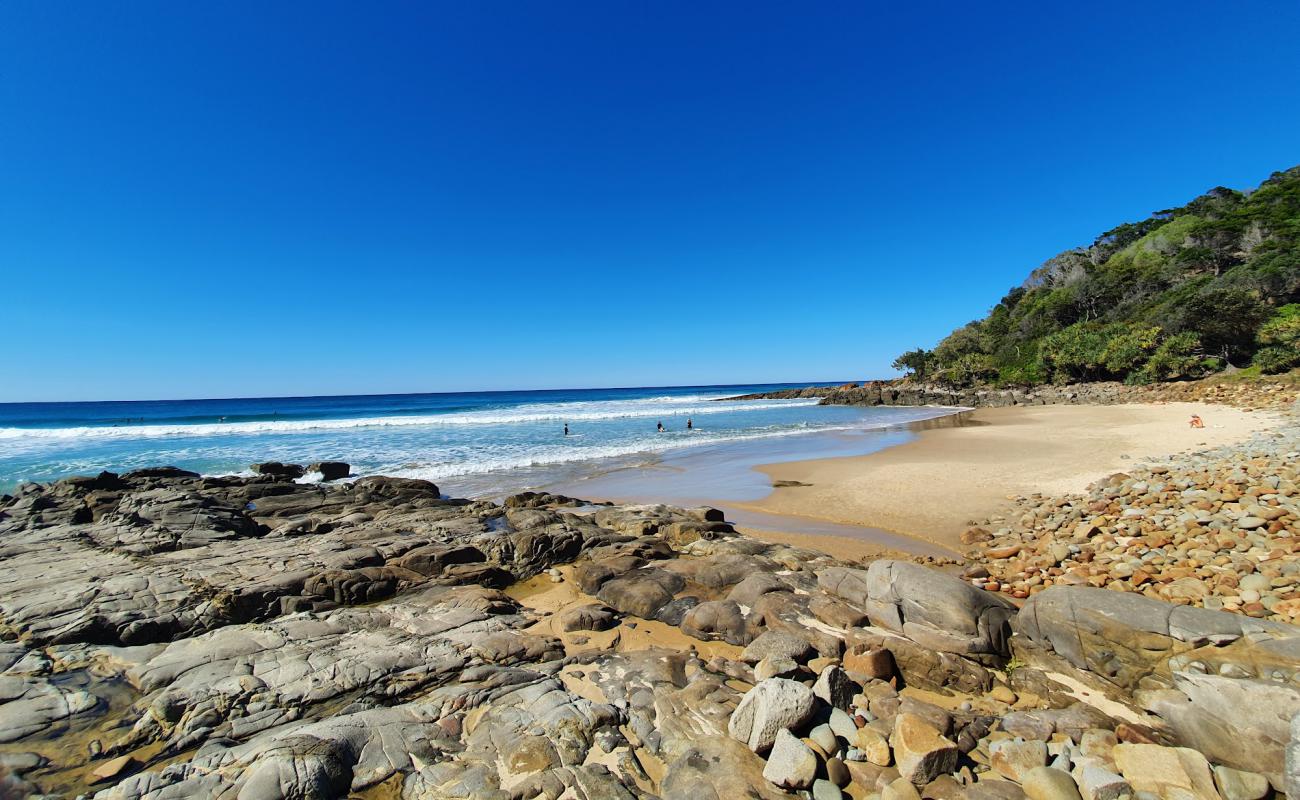 Foto af First Bay Coolum Beach med lys sand overflade