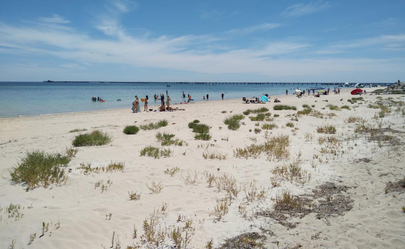 Foto af Geographe Bay med lys fint sand overflade