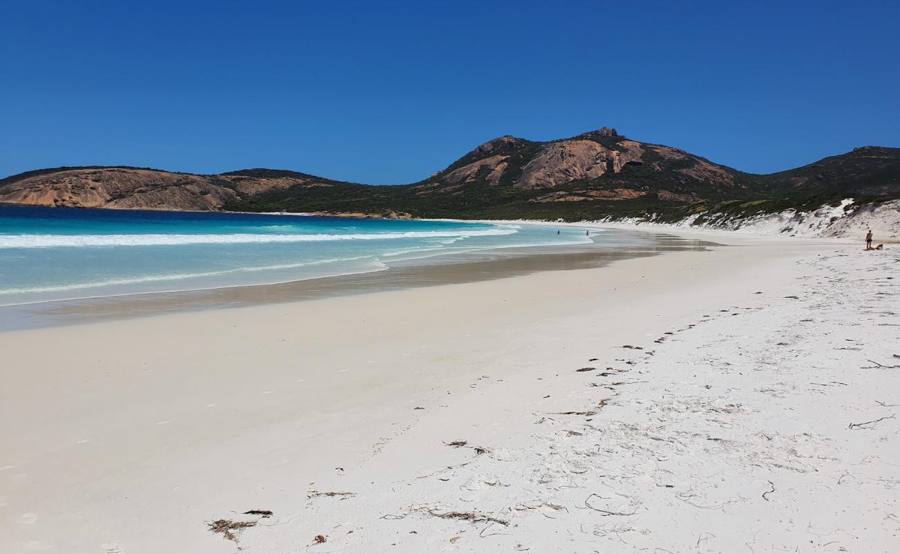 Foto af Thistle Cove med hvidt fint sand overflade