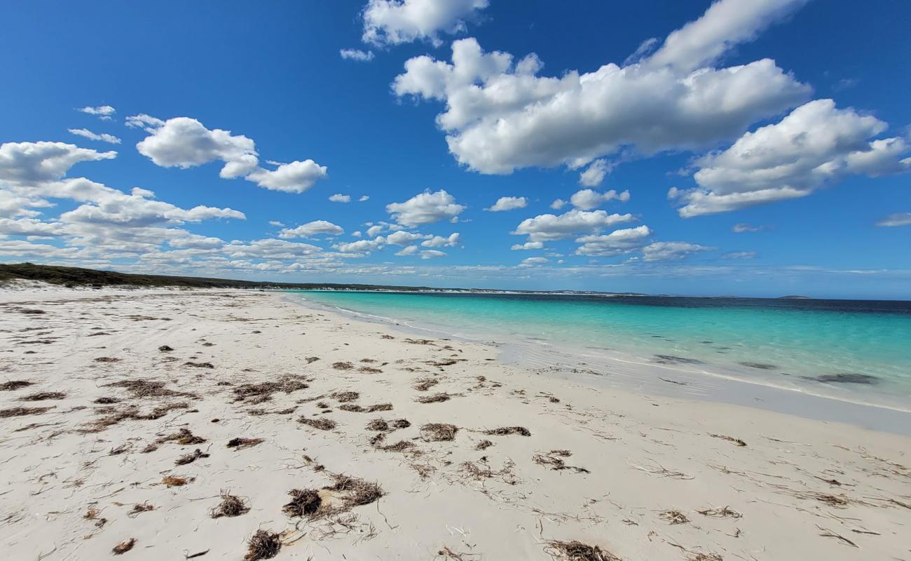 Foto af Alexander Bay Beach med hvidt fint sand overflade