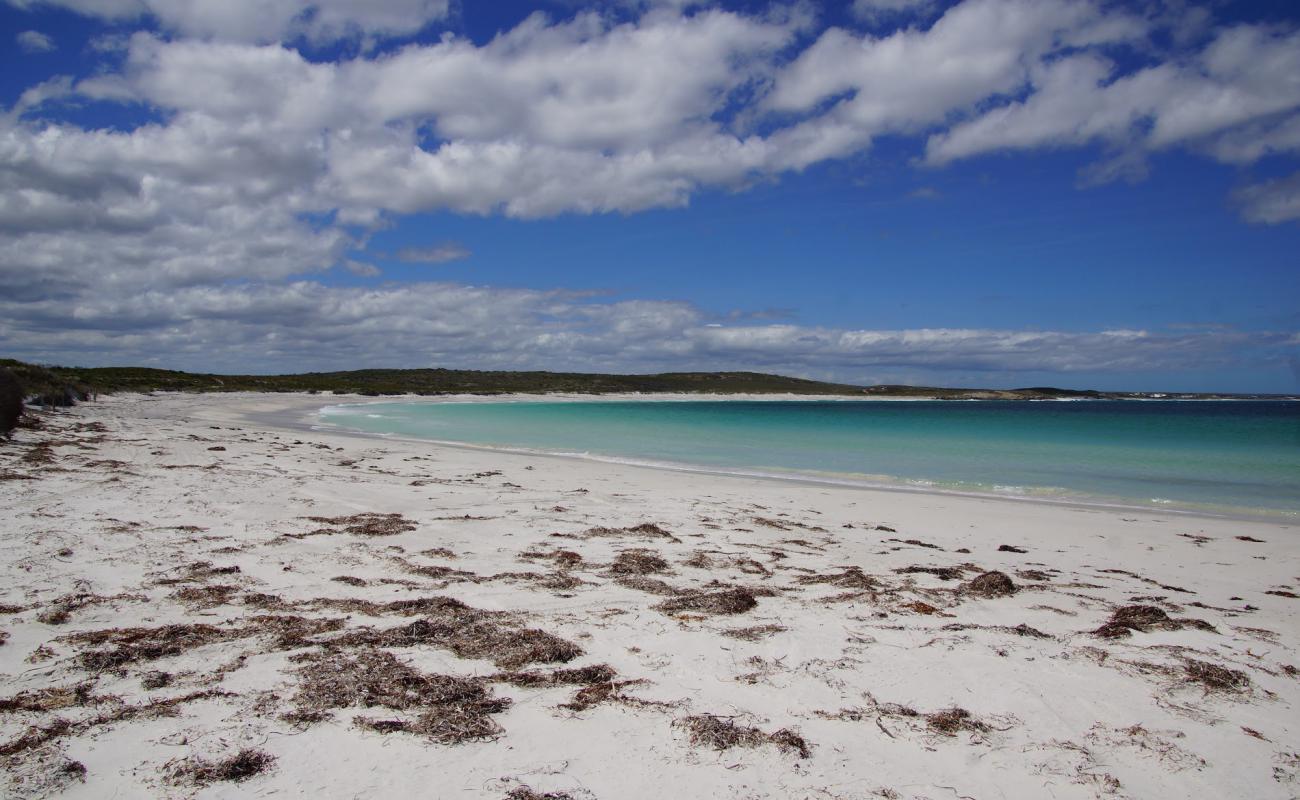 Foto af Poison Creek Beach med hvidt sand overflade