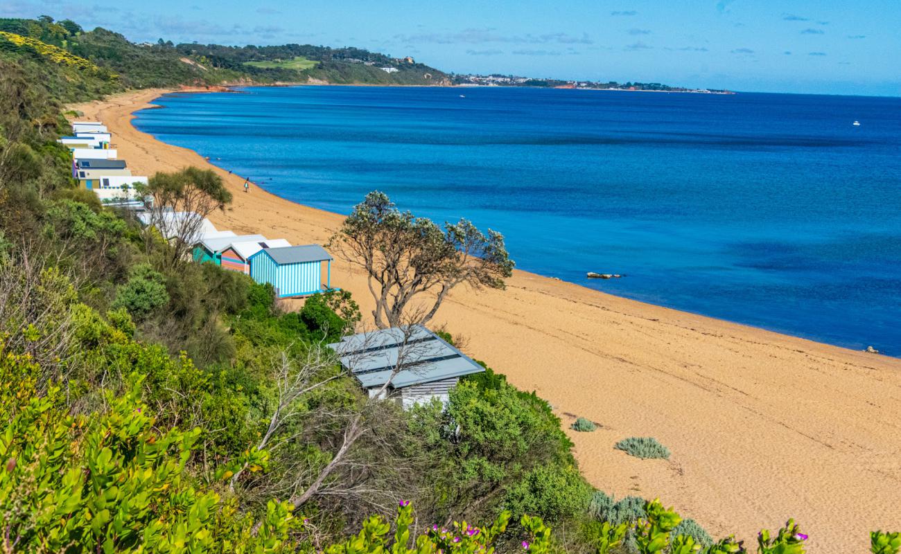 Foto af Moondah Beach med lys sand overflade