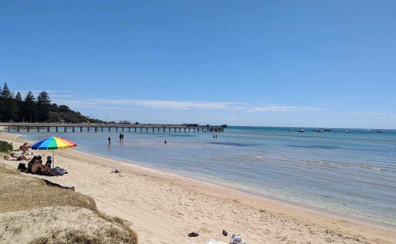 Foto af Sorrento Beach med lys sand overflade