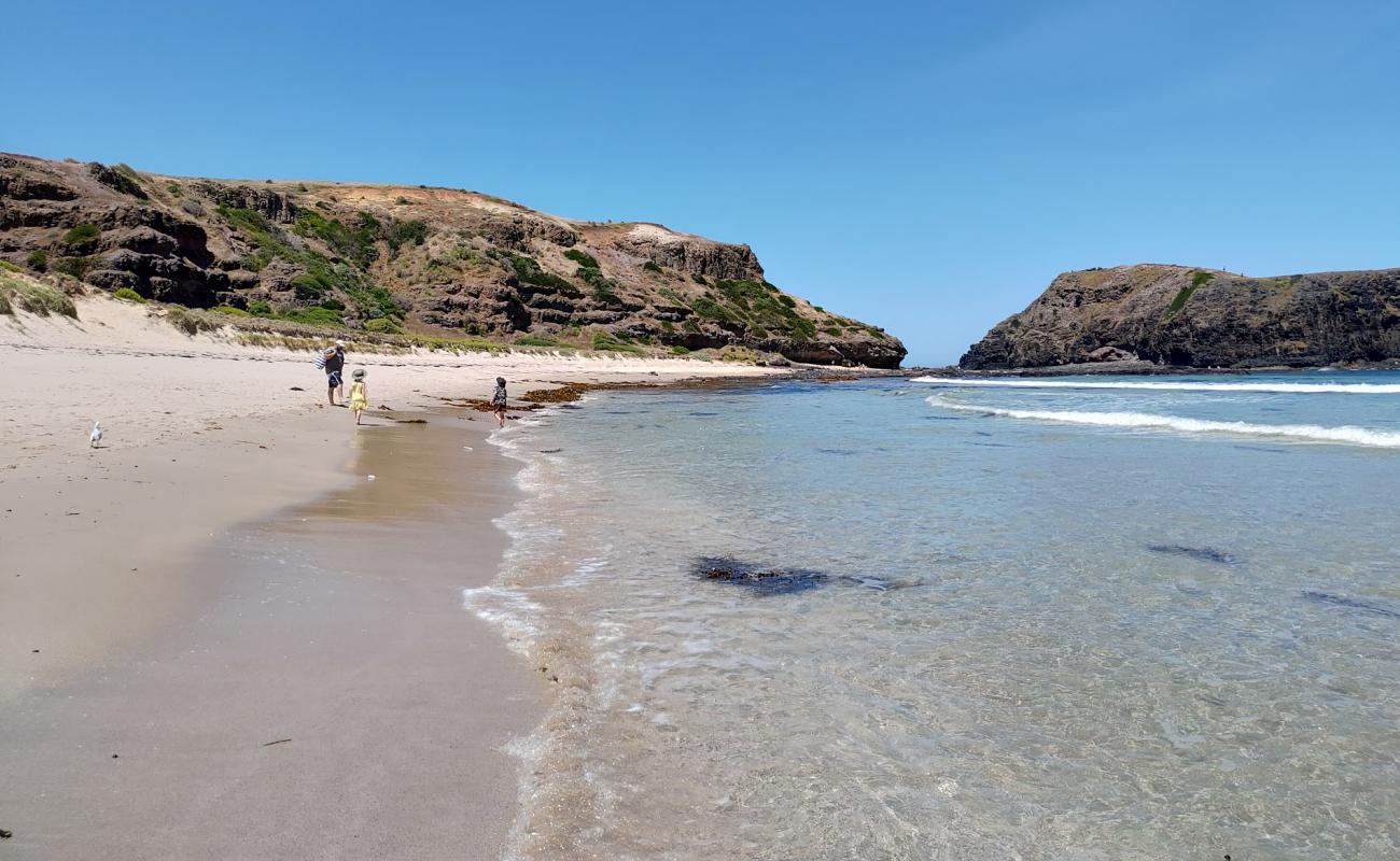 Foto af Bushrangers Bay med lys sand overflade