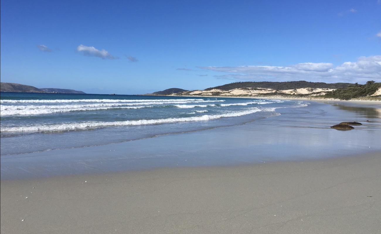 Foto af Palana Beach med lys sand overflade