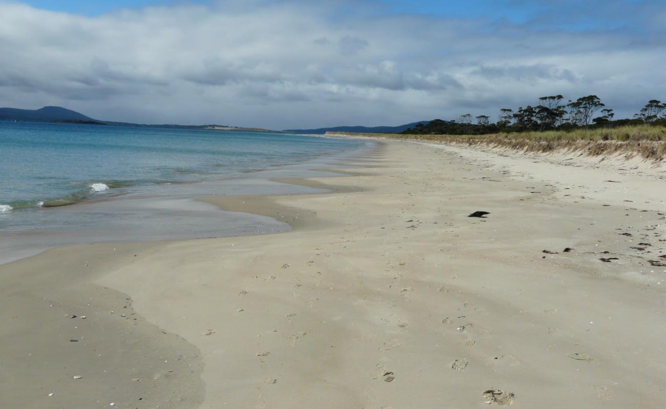 Foto af Rheban Beach med lys sand overflade