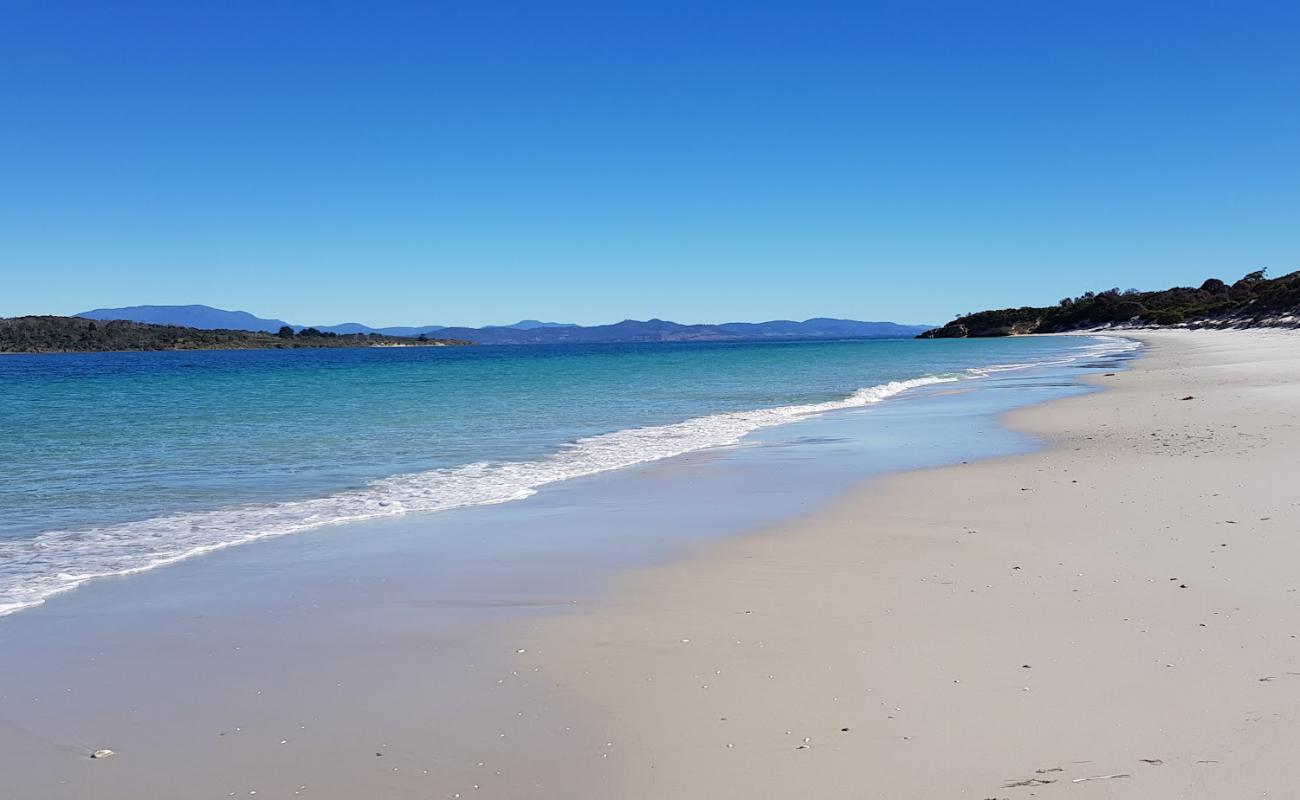 Foto af Lagoon Beach med lys sand overflade