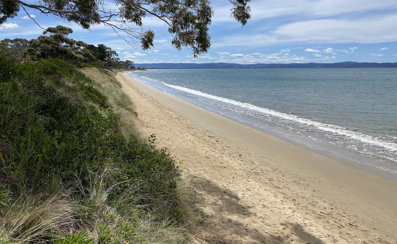 Foto af Roches Beach med lys fint sand overflade