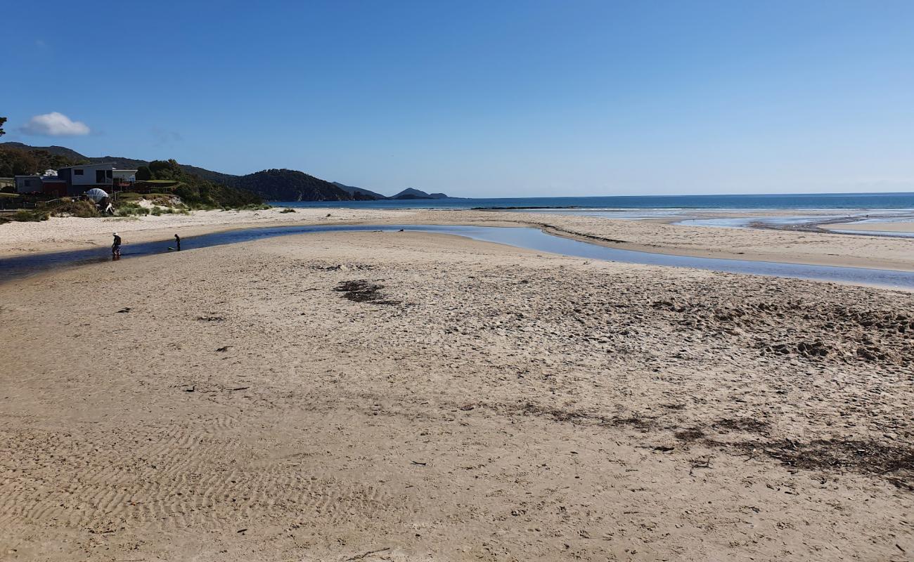 Foto af Sisters Beach med lys sand overflade