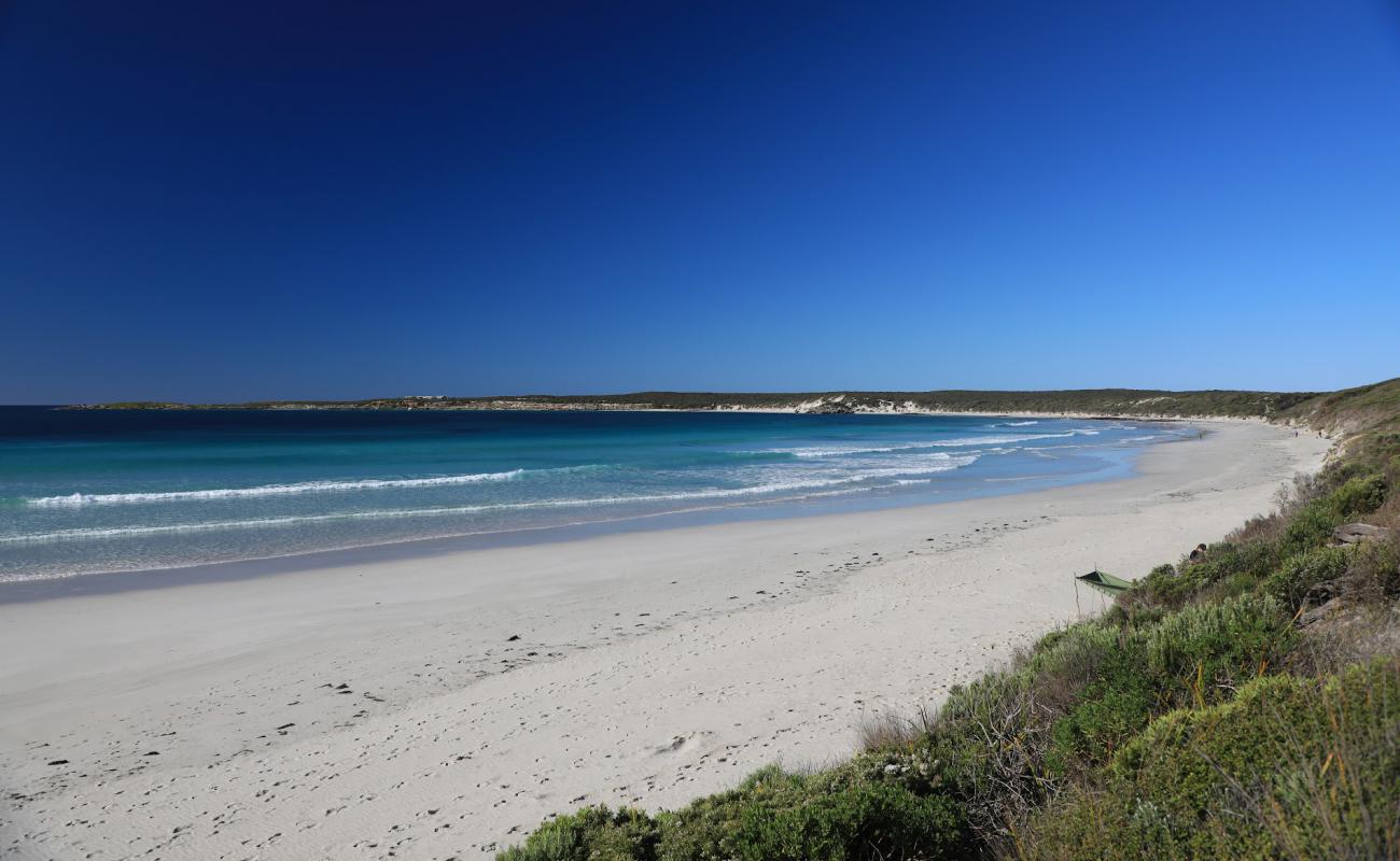 Foto af Vivonne Bay Beach med lys sand overflade