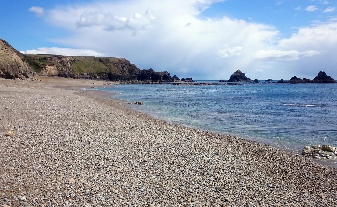 Foto af Garrarus Beach omgivet af bjerge