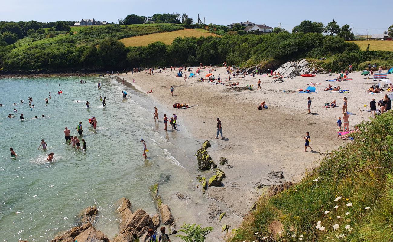 Foto af Dock Strand (Kinsale Strand) med lys sand overflade