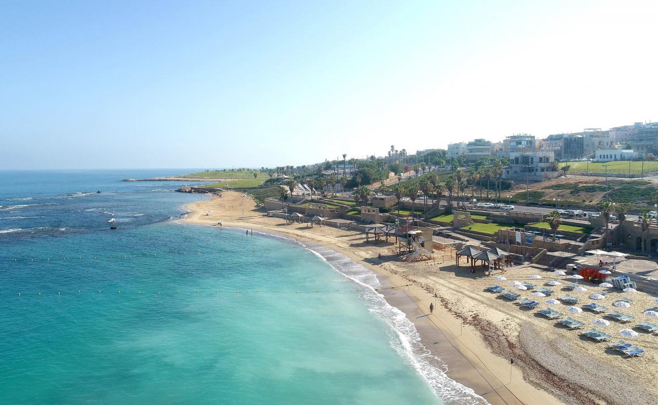 Foto af Givat Aliya beach med lys fint sand overflade