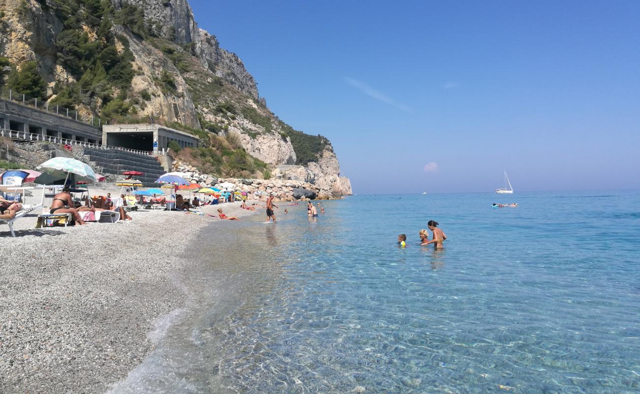 Foto af Spiaggia del Malpasso med brun fin sten overflade