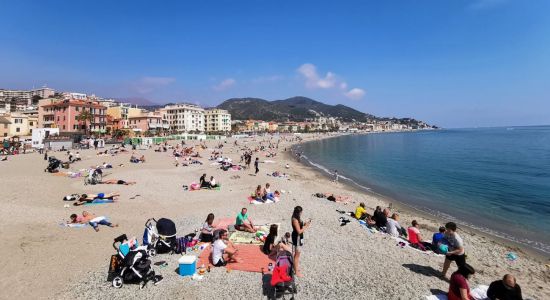 Varazze beach