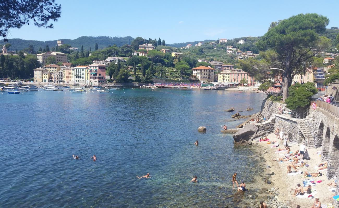 Foto af San Michele beach med grå fin sten overflade