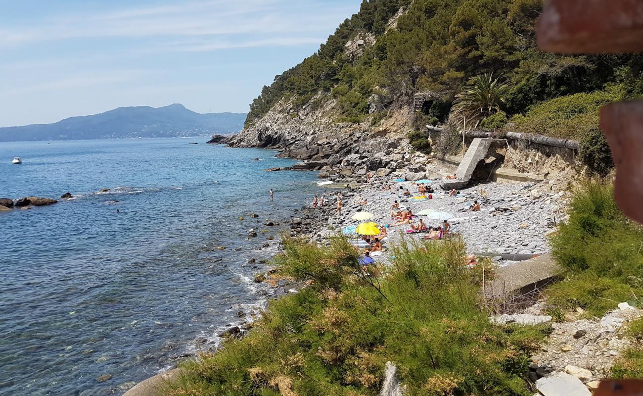 Foto af Spiaggia Nudista Chiavari med sten overflade