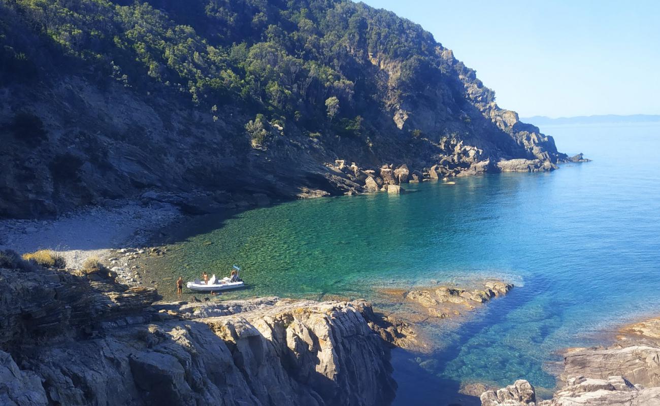 Foto af Cala del Lupo med sten overflade