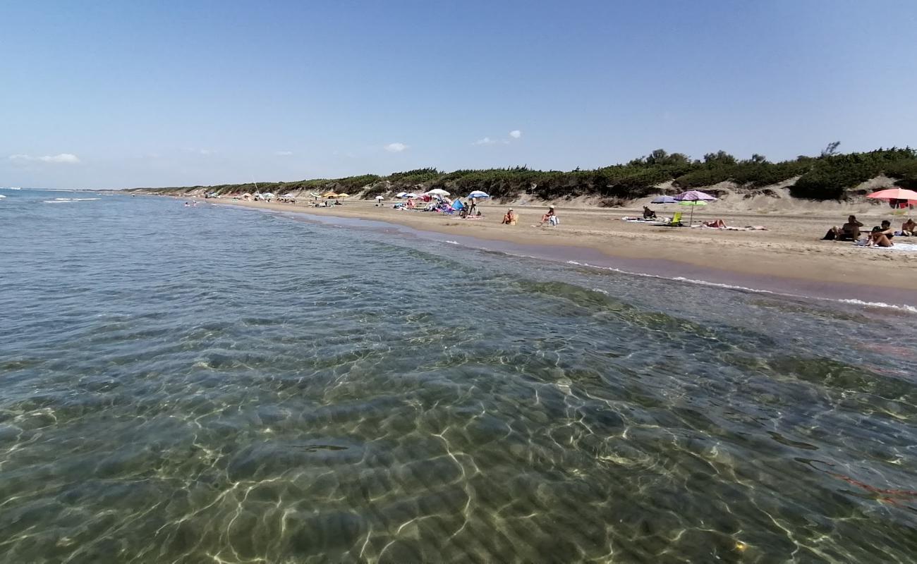 Foto af Spiaggia Sabaudia med brunt sand overflade