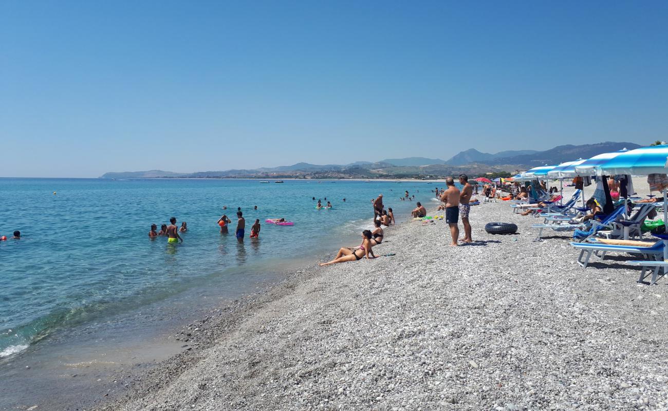 Foto af Bovalino Marina beach med gråt sand og småsten overflade