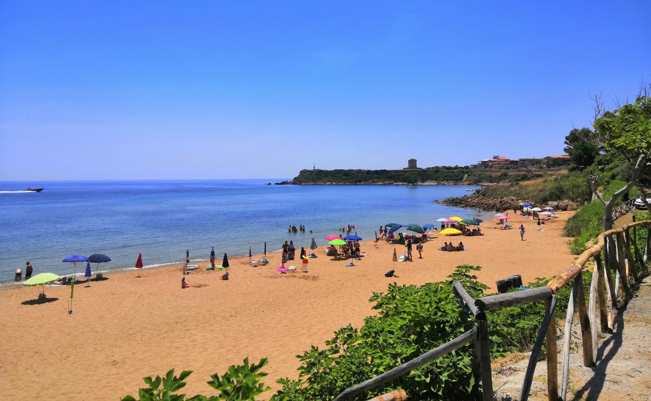 Foto af Spiaggia Rossa med brunt sand overflade