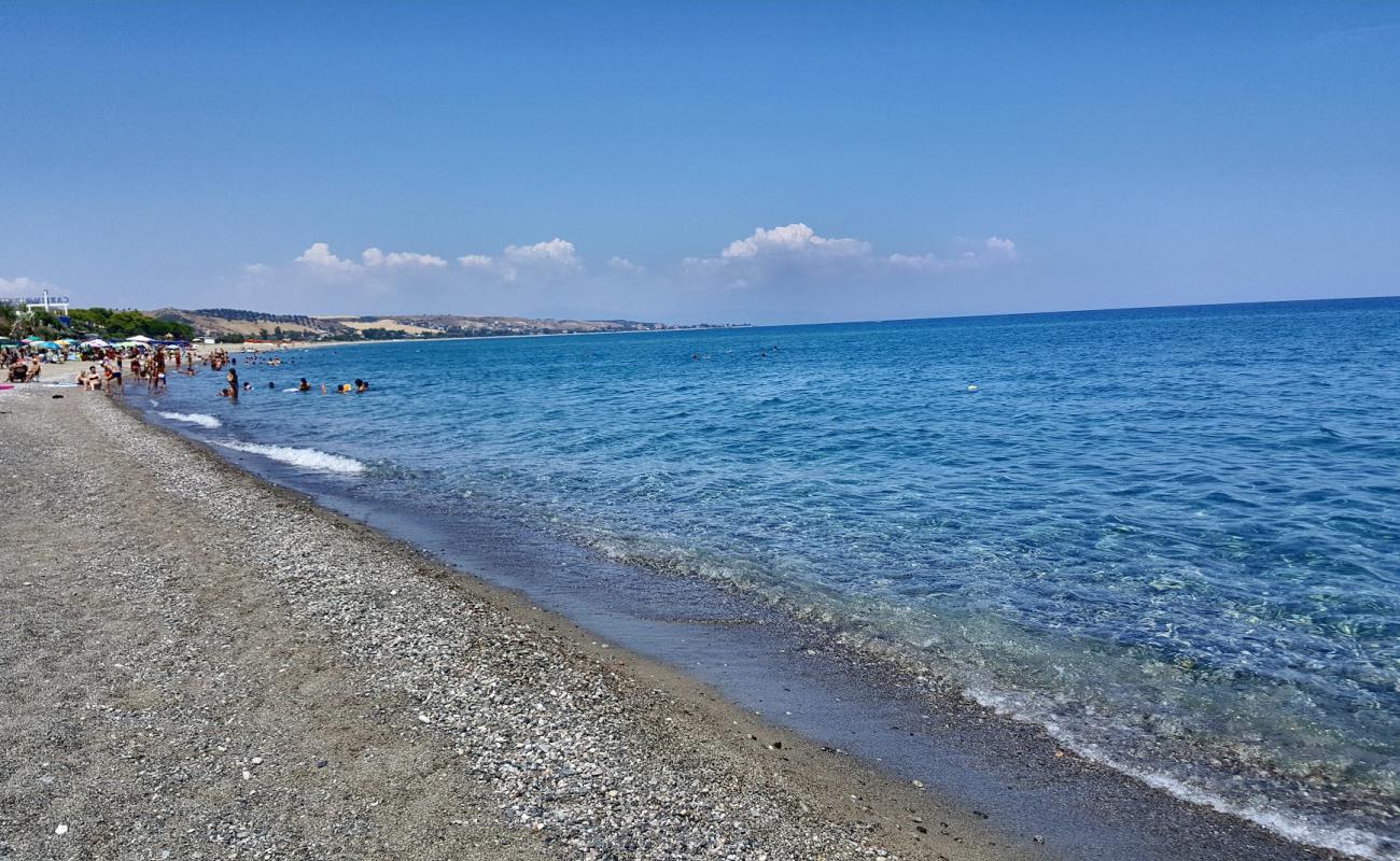 Foto af Antico beach med gråt sand og småsten overflade