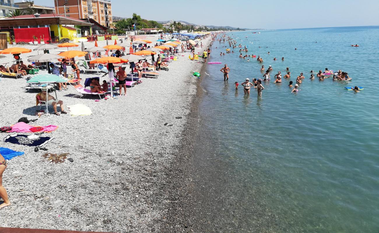 Foto af Trebisacce beach med grå sten overflade