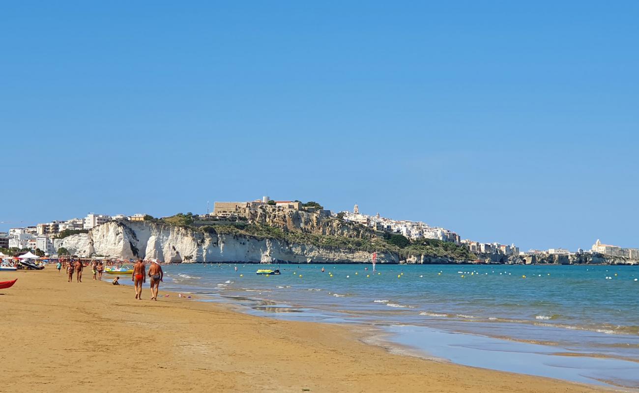 Foto af Spiaggia di Vieste med fin brunt sand overflade