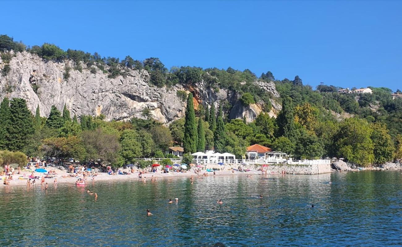 Foto af Caravella beach med grå sten overflade