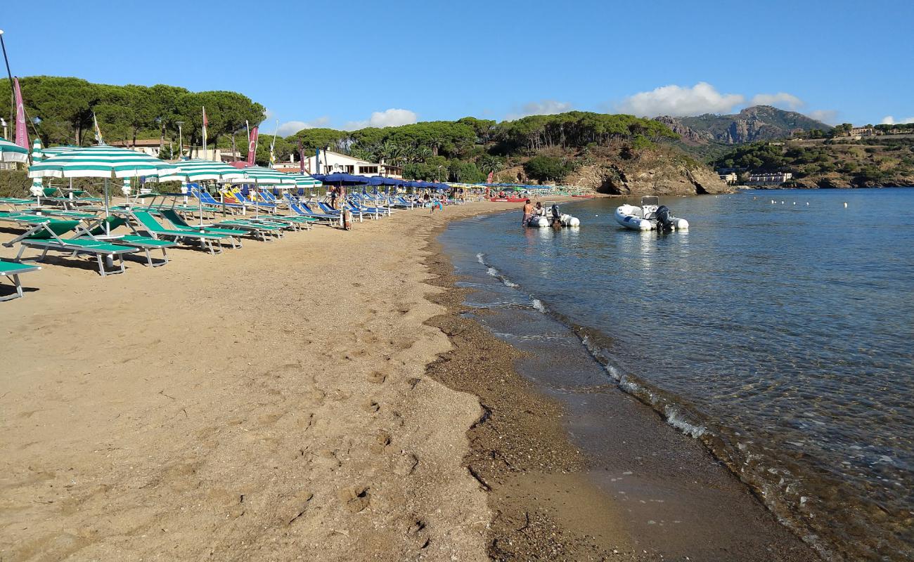 Foto af Naregno beach med lys sand overflade