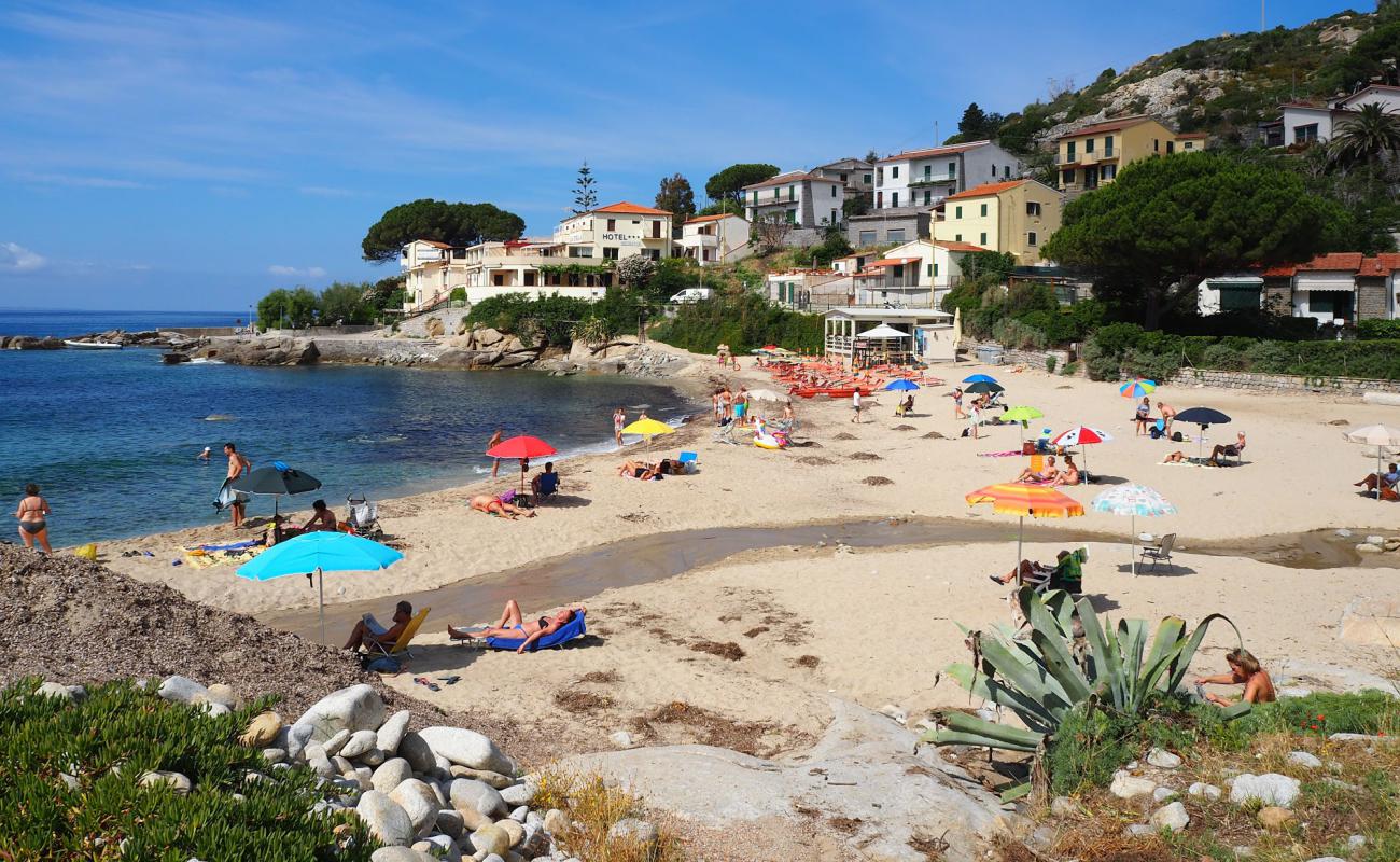 Foto af Spiaggia di Seccheto med let fin sten overflade