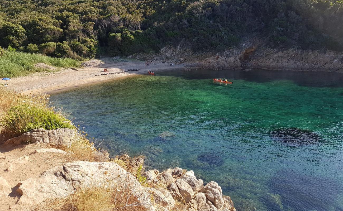 Foto af Spiaggia della Lamaia med let sand og småsten overflade