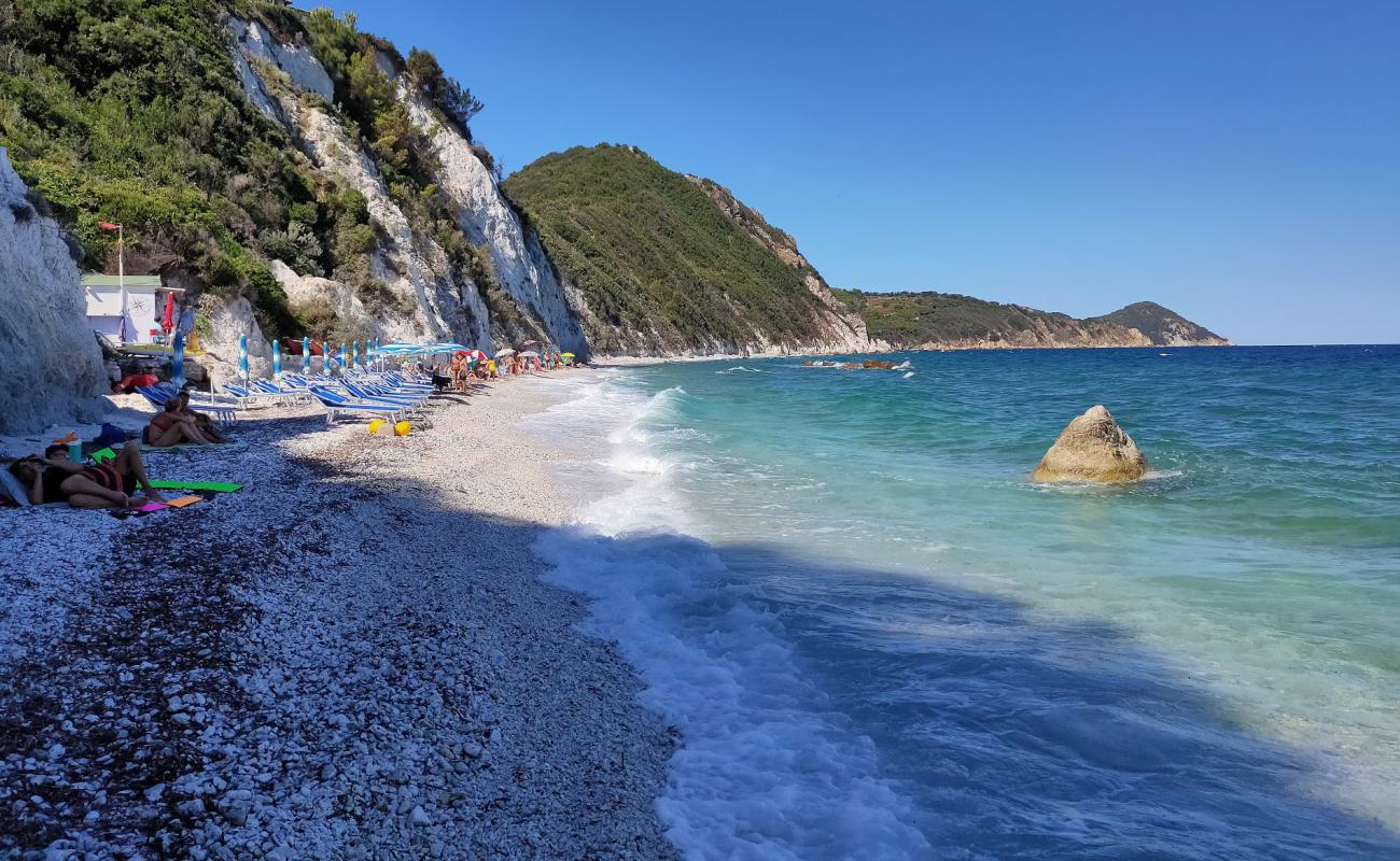 Foto af Sottobomba Strand med hvid sten overflade