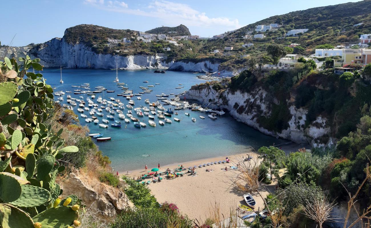 Foto af Cala Feola Beach med lys fint sand overflade