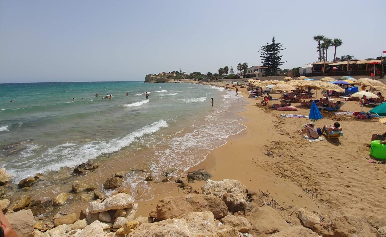 Foto af Spiaggia Di Gallina med fin brunt sand overflade