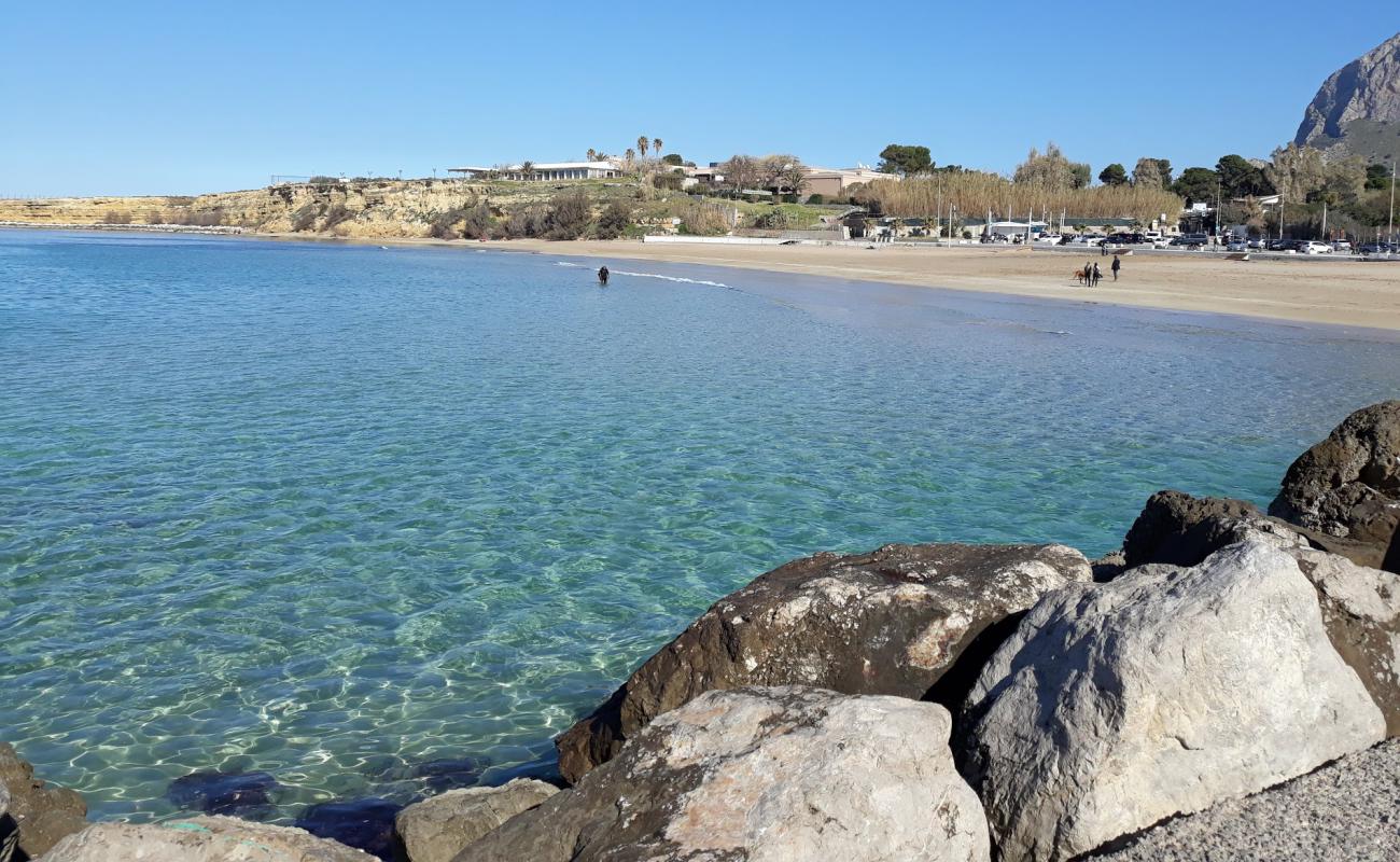 Foto af Magaggiari Strand med lys sand overflade