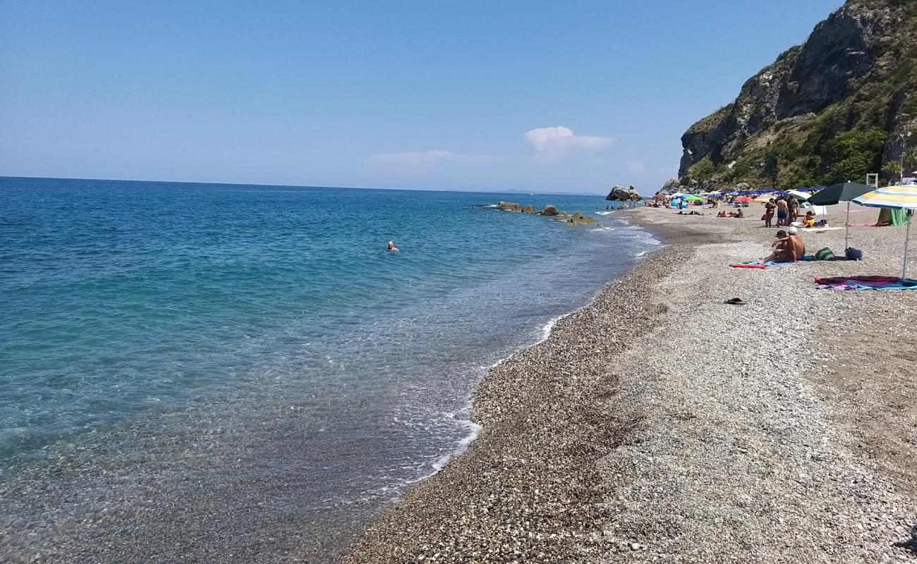 Foto af Grotte beach med grå fin sten overflade