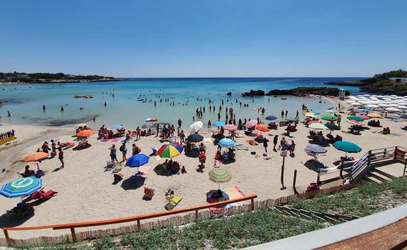 Foto af Baia delle Canne Strand med brunt sand overflade