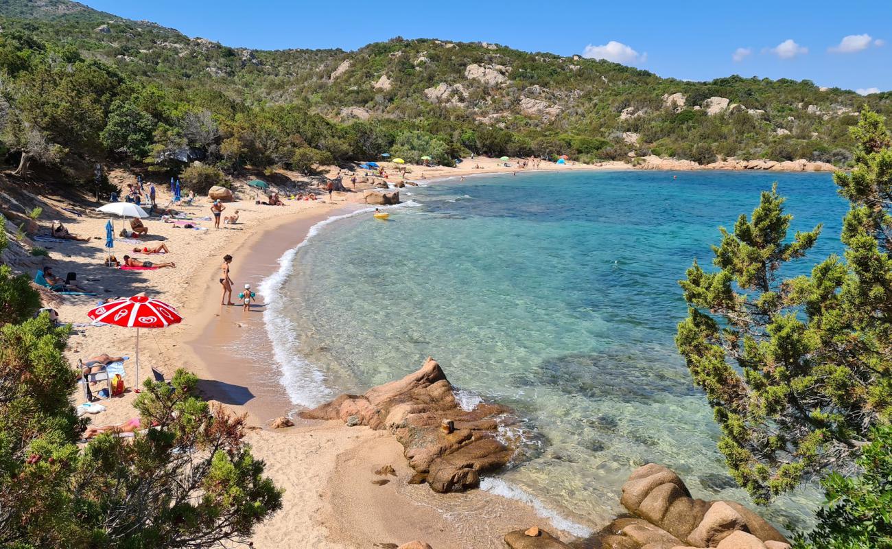 Foto af Spiaggia poltu casu med brunt sand overflade