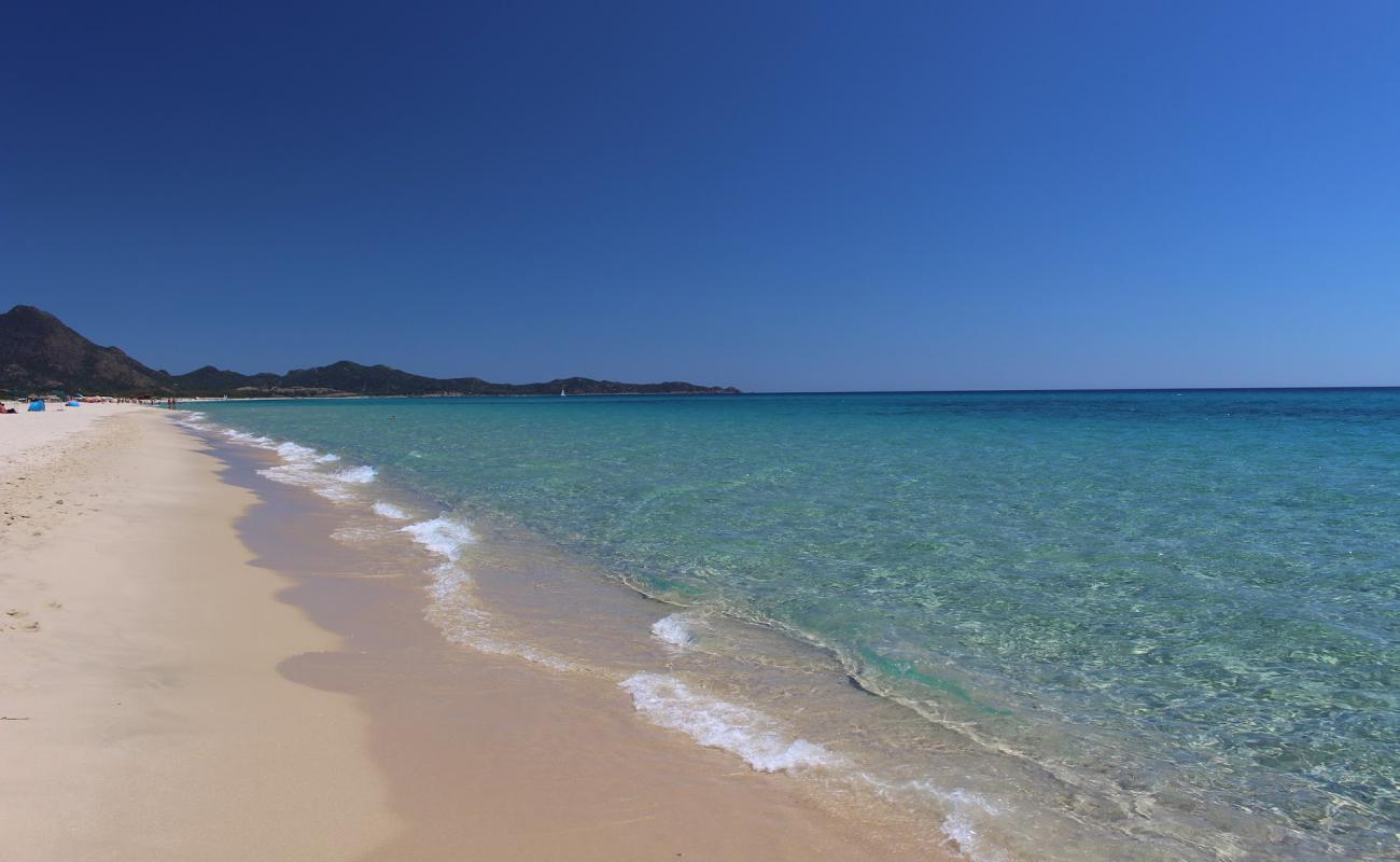 Foto af Piscina Rei Strand med lys fint sand overflade