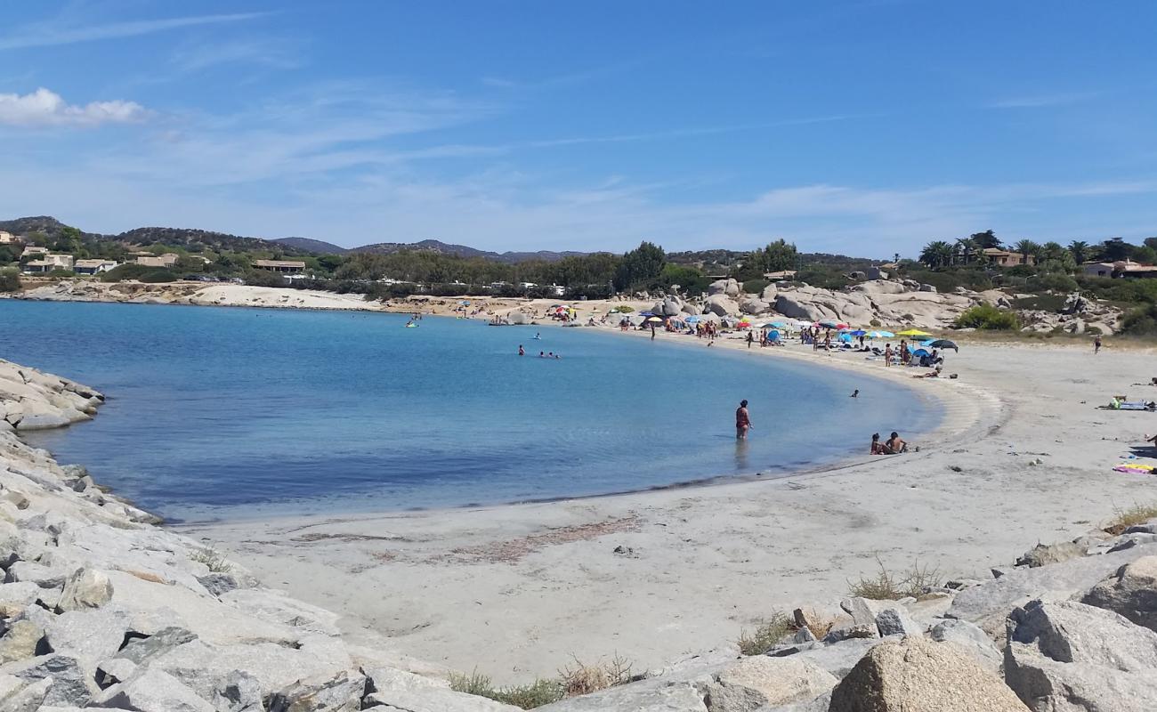 Foto af Spiaggia Del Riso med let fin sten overflade